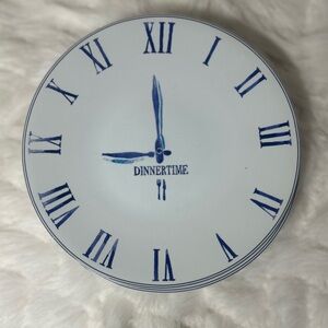 Blue and White clock dish set
